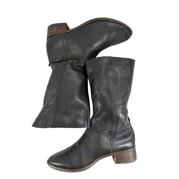 LUCKY BRAND! "LAERYS" BLACK GENUINE LEATHER WESTERN POINTY TOE BOOTS! SZ 8.5M - Picture 6 of 13